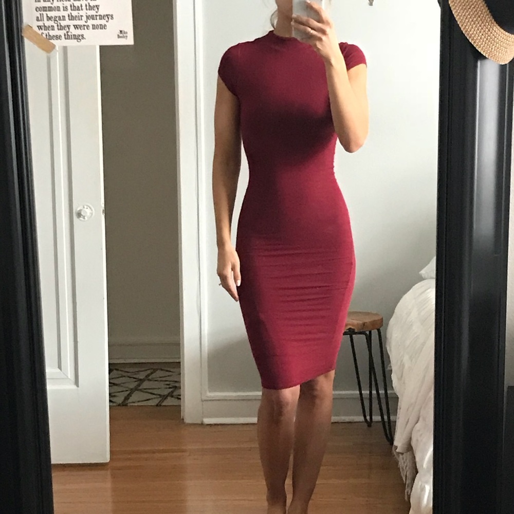 Akira Tight Fitted Midi Dress